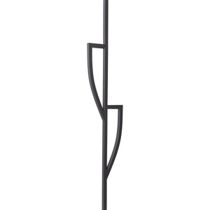 Iron Baluster | Split Shield | Satin Black | 1/2" x 44" | Ascension