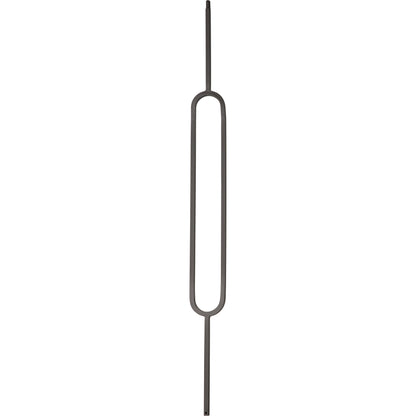 T80 - Iron Baluster - Large Oval - 1/2" x 44"