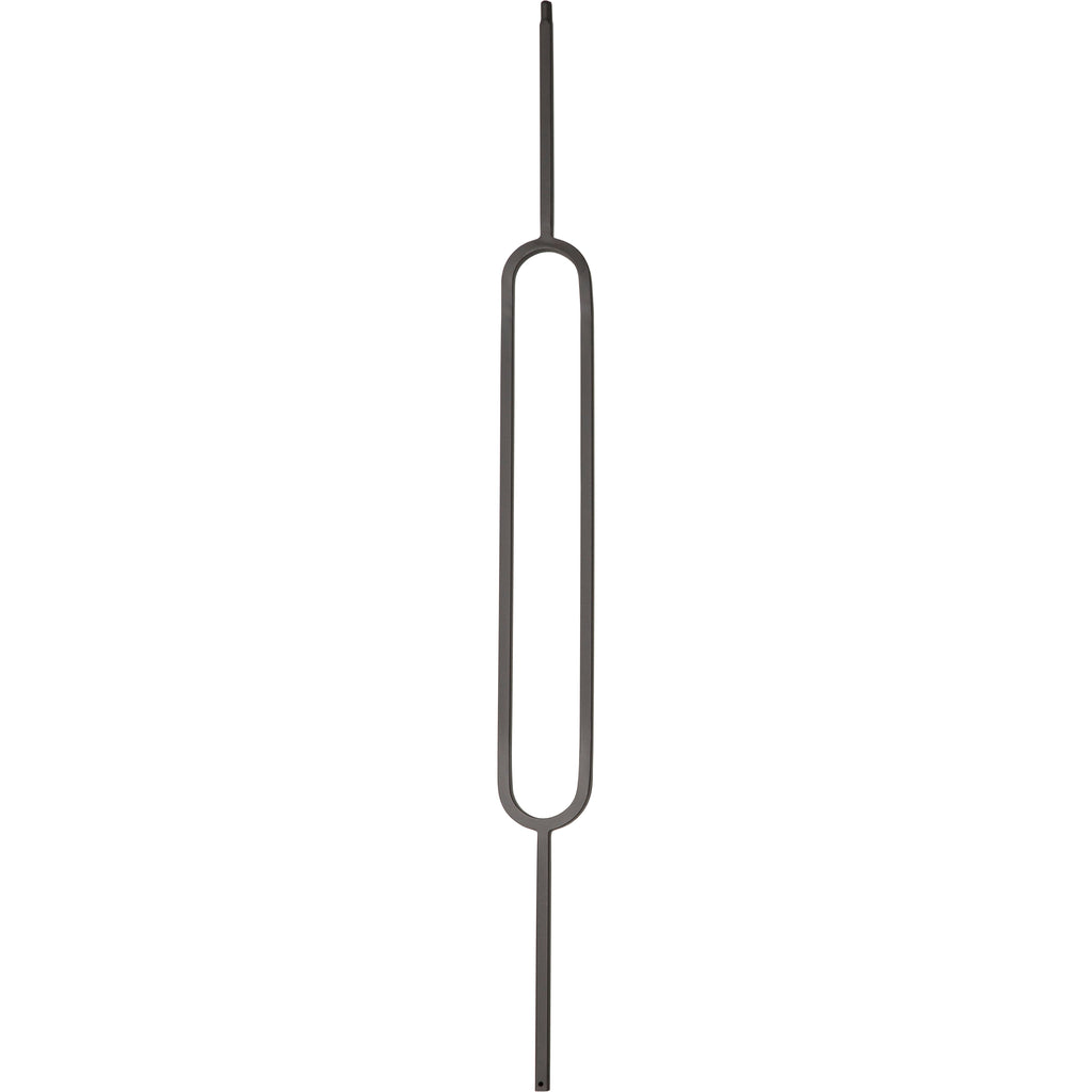 T80 - Iron Baluster - Large Oval - 1/2" x 44"