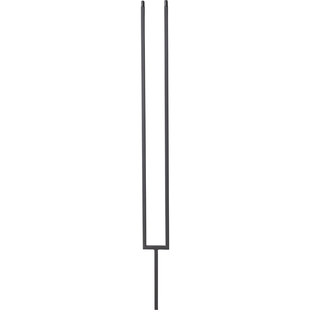 Iron Baluster | Split Rectangle | Satin Black | 1/2" x 44" | Ascension
