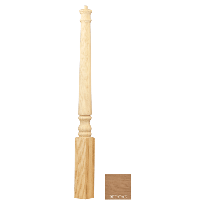 C - 4011 | Traditional Starting Newel | 48" - All Things Stairs
