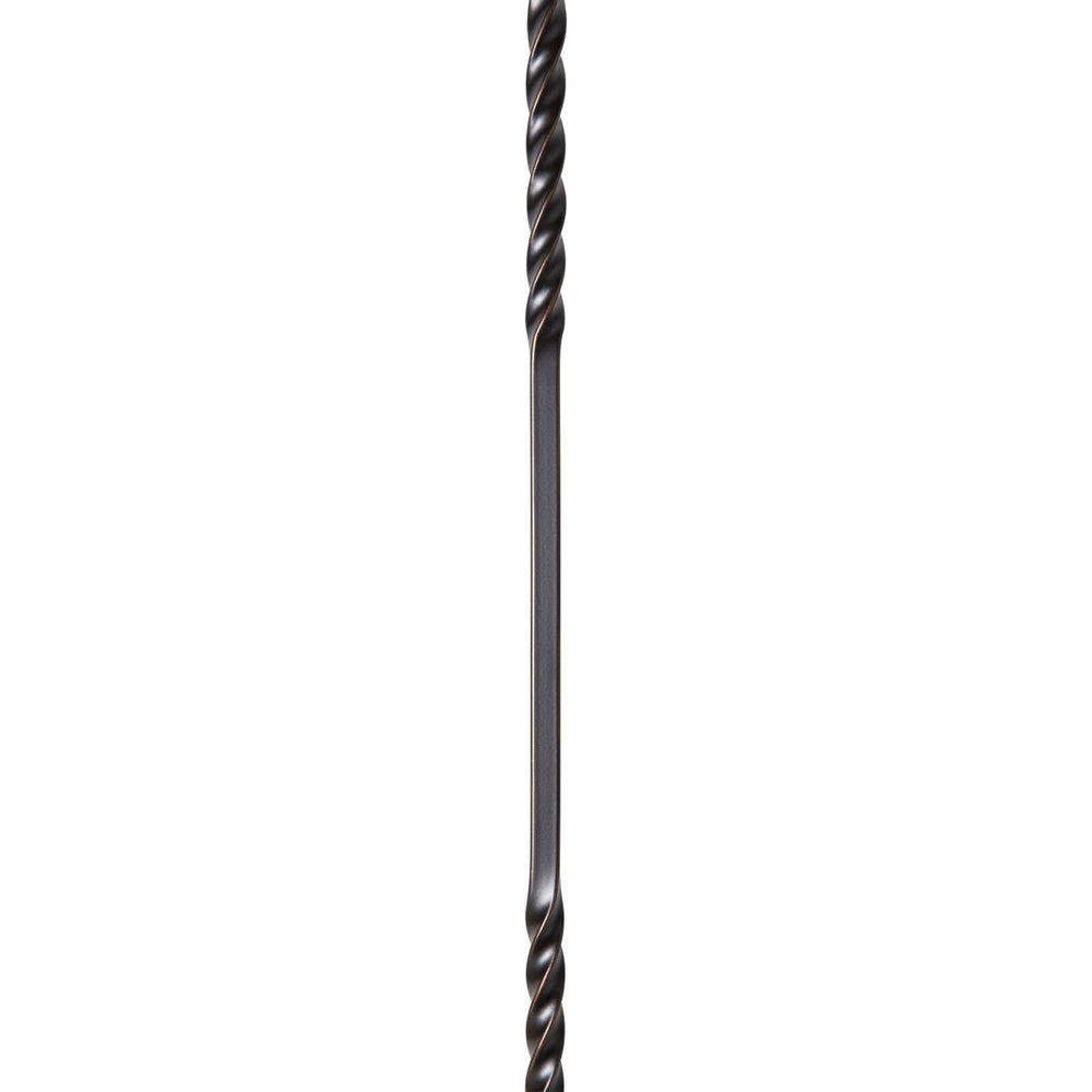 CLEARANCE | T03 | Iron Baluster | Double Twist | 1/2" x 44" PEWTER - All Things Stairs