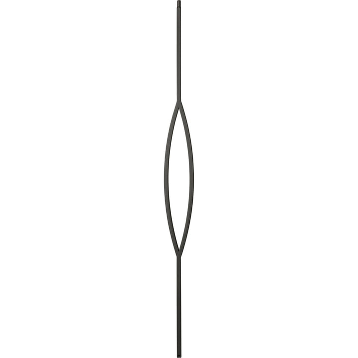 T17 | Iron Baluster | Diamond | 1/2" x 44" - All Things Stairs