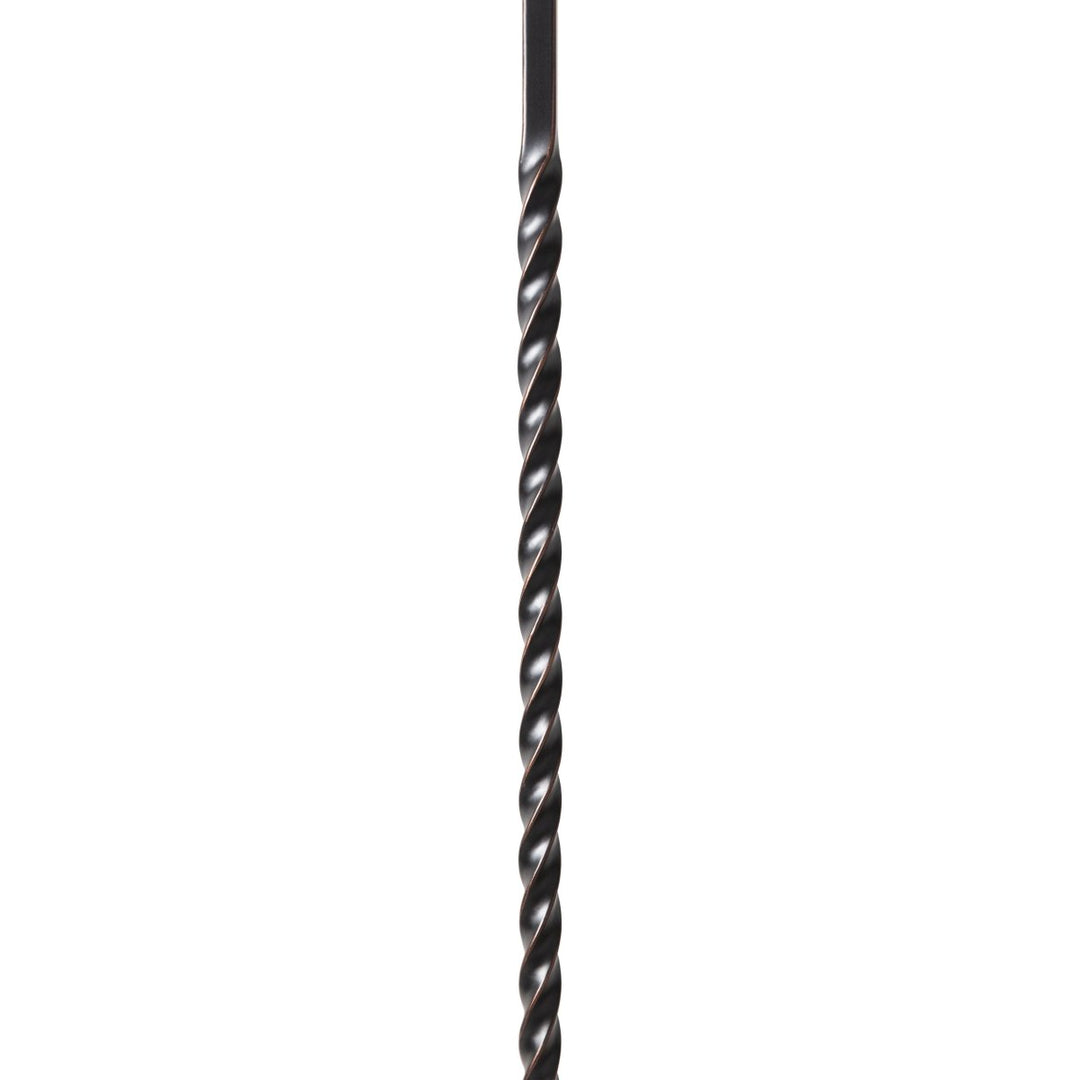 T27 | Iron Baluster | 20 Inch Twist | 1/2" x 44" - All Things Stairs
