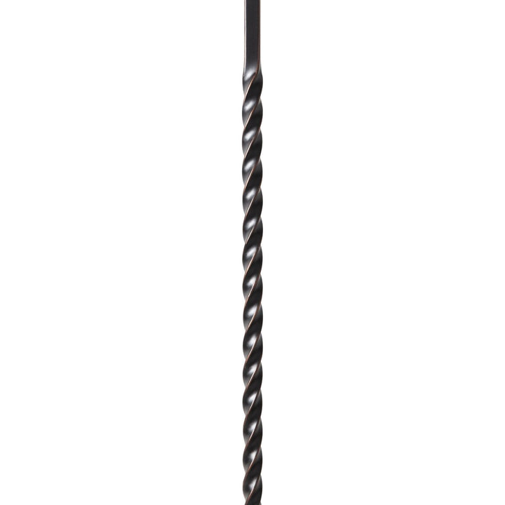 T27 | Iron Baluster | 20 Inch Twist | 1/2" x 44" - All Things Stairs