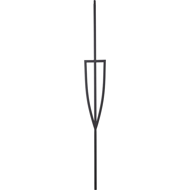 T78 | Iron Baluster | Shield | 1/2" x 44" - All Things Stairs