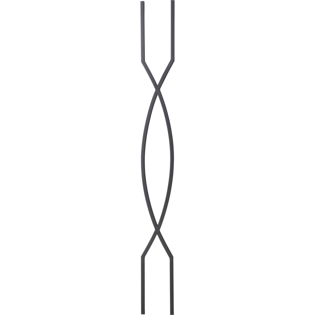 T85 | Iron Baluster | Double Helix | 1/2" x 44" - All Things Stairs