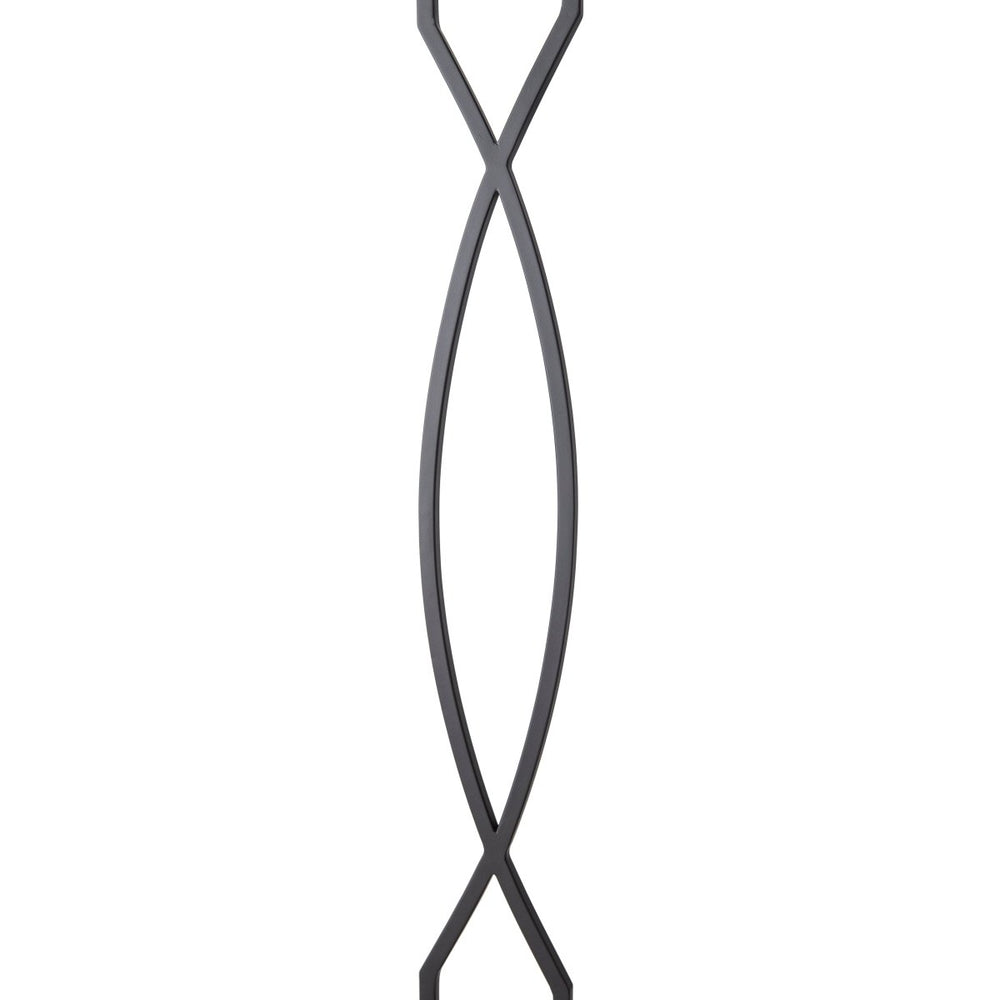 T85 | Iron Baluster | Double Helix | 1/2" x 44" - All Things Stairs
