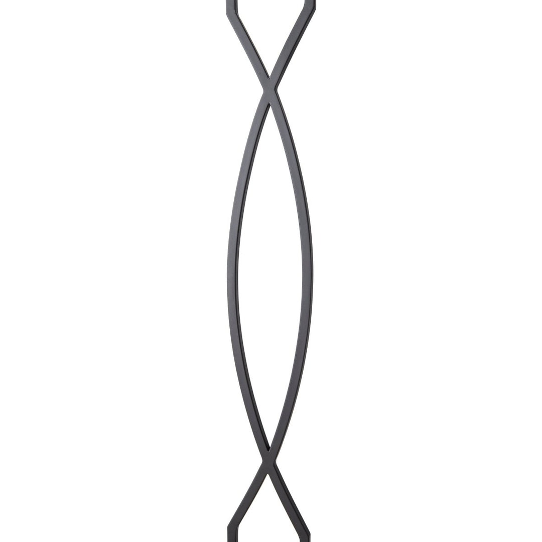T85 | Iron Baluster | Double Helix | 1/2" x 44" - All Things Stairs