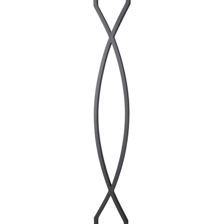 T85 | Iron Baluster | Double Helix | 1/2" x 44" - All Things Stairs